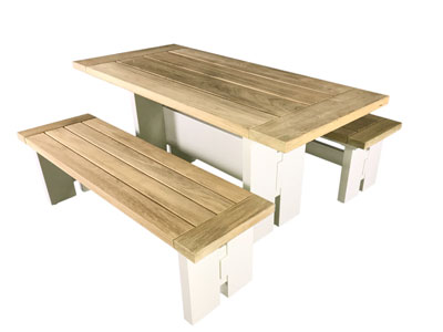 Trestle Table & Benches