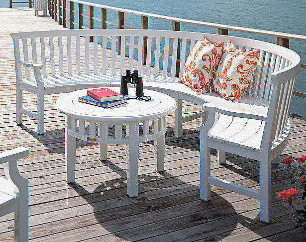 Semicircular Settee
