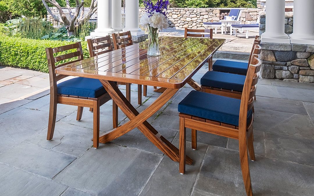 Cross Base Straight Table