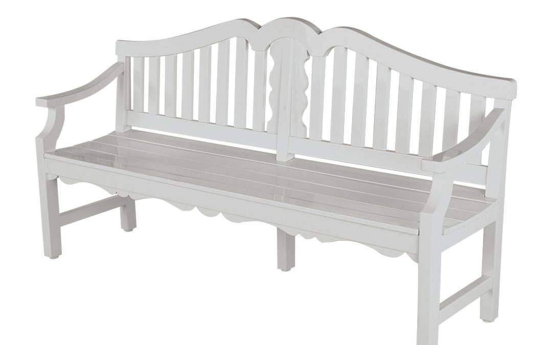 Custom Scroll Settee