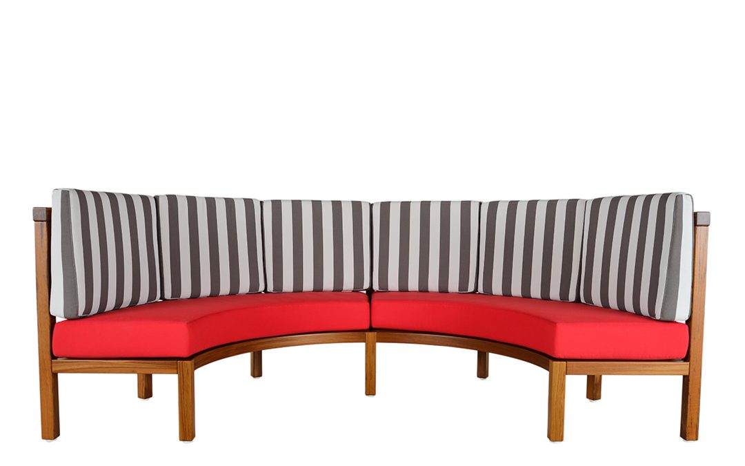 Custom Teak Settee