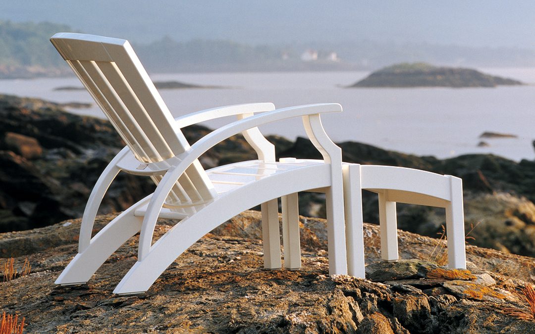 Weatherondack® Lounge Chair & Ottoman
